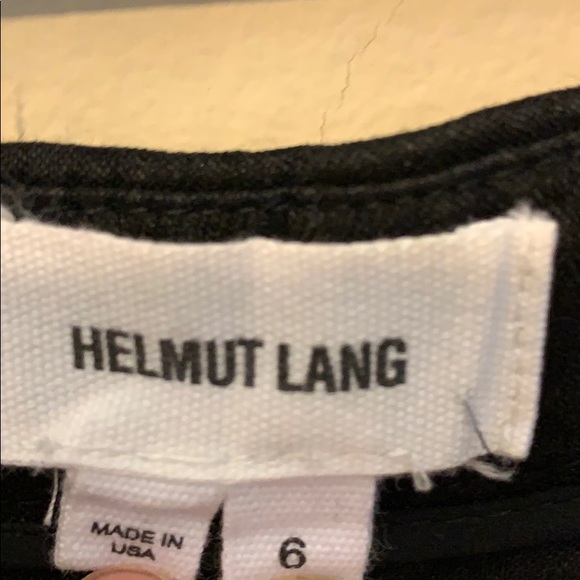 Helmut Lang wide leg black pants, 6 - Picture 3 of 5